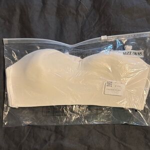 White Strapless Women's Bandeau